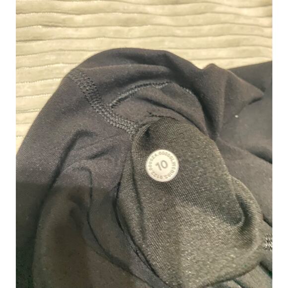 black lululemon leggings size 10 - Picture 4 of 4
